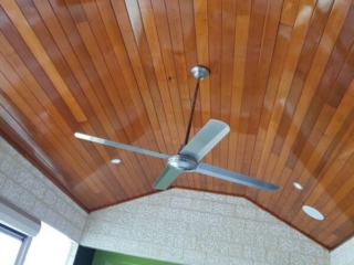 Timber ceiling in outdoor area restored Timber ceiling in outdoor area restoration service in Perth