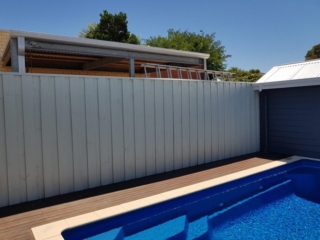 timber fence restored & painted timber fence restored & painted in Perth