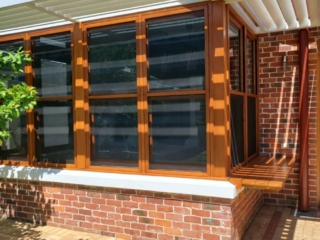 timber window frames after in Highgate Timber windows restored in Highgate in