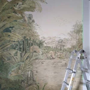 wall mural installation in Perth