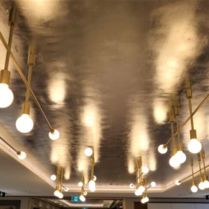 Silver Leaf painted ceiling in Perth